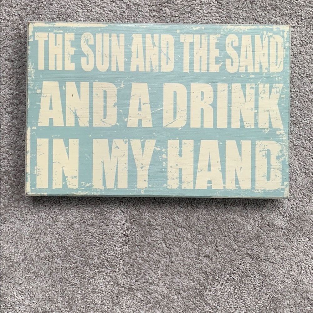 Wood Novelty sign